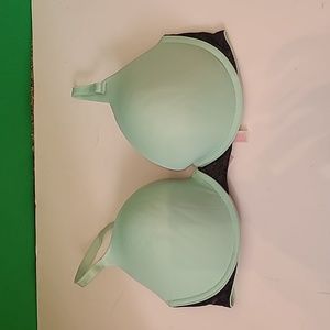 Victoria's Secret Mint Green Gray Wear Everywhere Push Up Bra